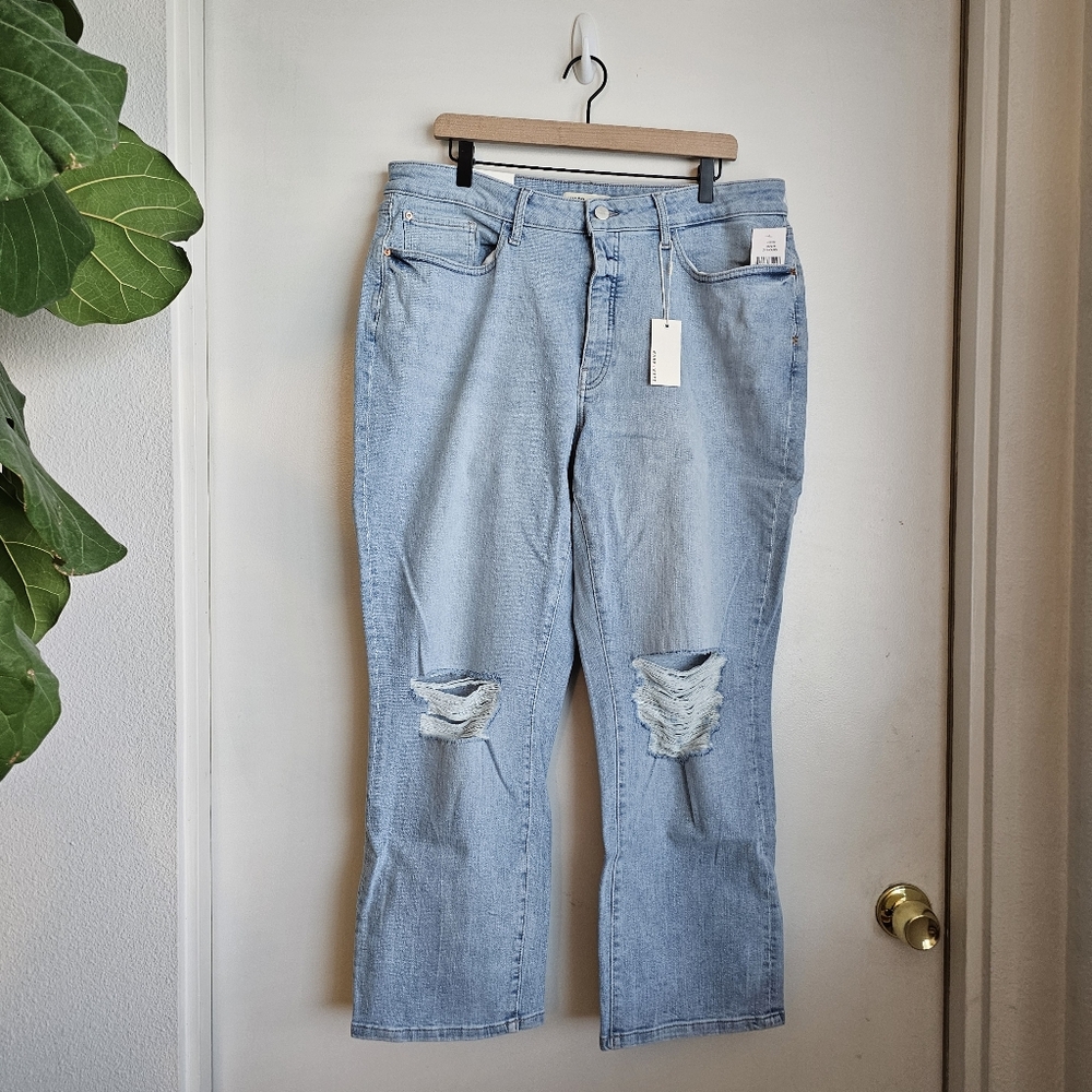 *NWT* Warp + Weft ASE Aspen Pitkin Crop Straight Women's Jeans - Plus 18